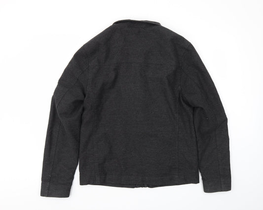 Mens UK Size M Matalan Black Jacket