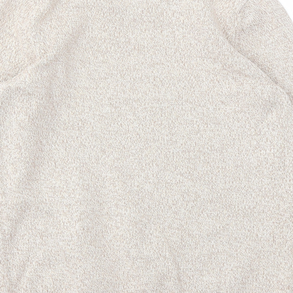 Womens UK Size 12 BHS Beige Pullover Jumper