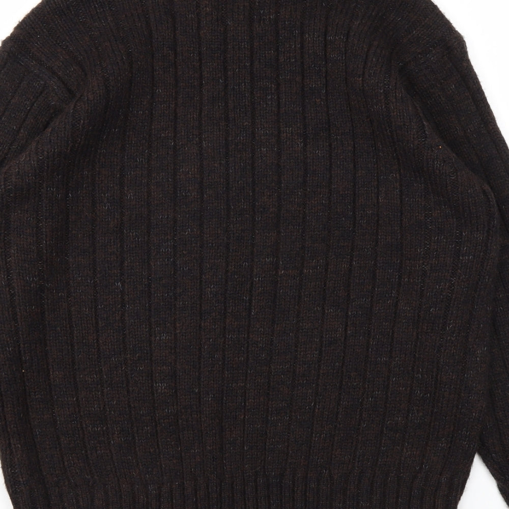 Mens UK Size L M&S Brown Pullover Sweatshirt