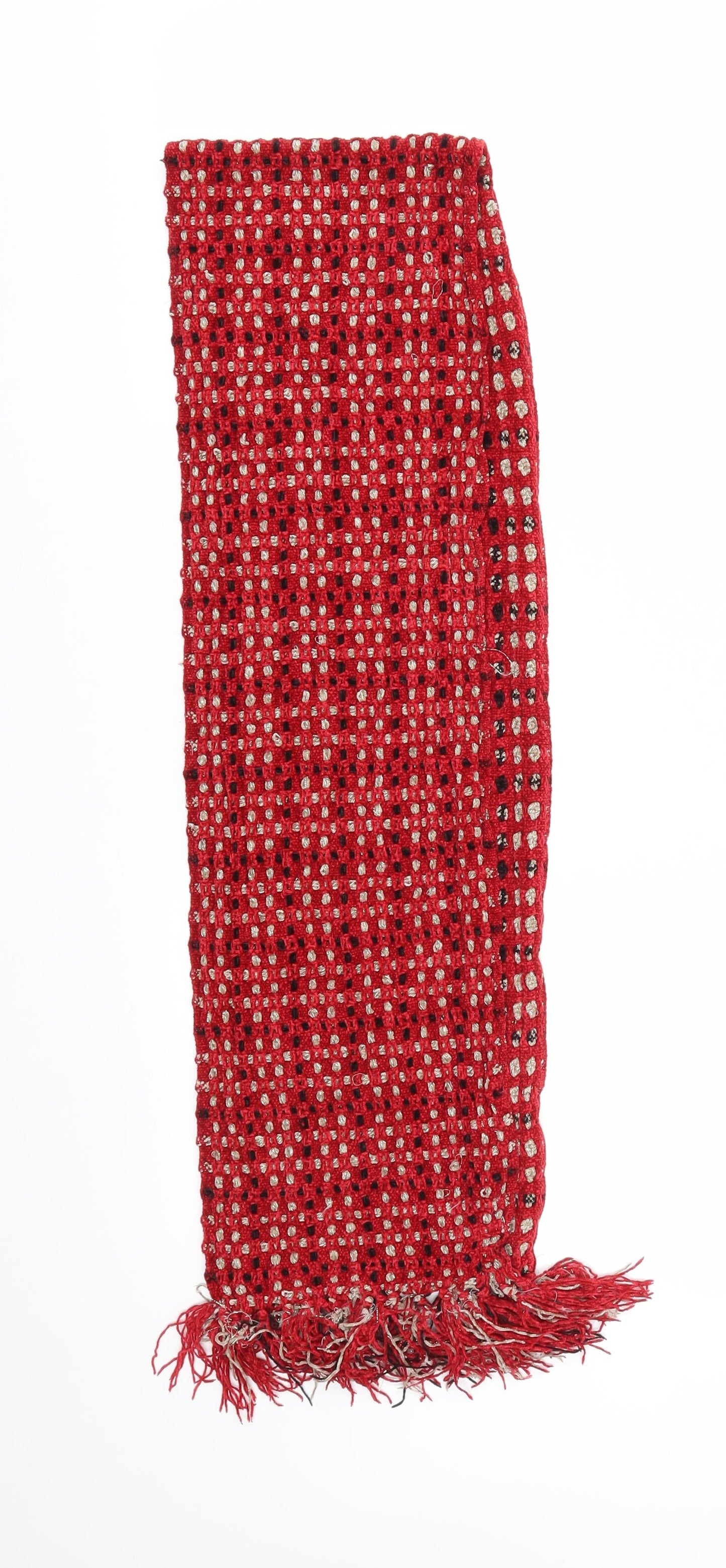 Preworn Womens Red Scarf