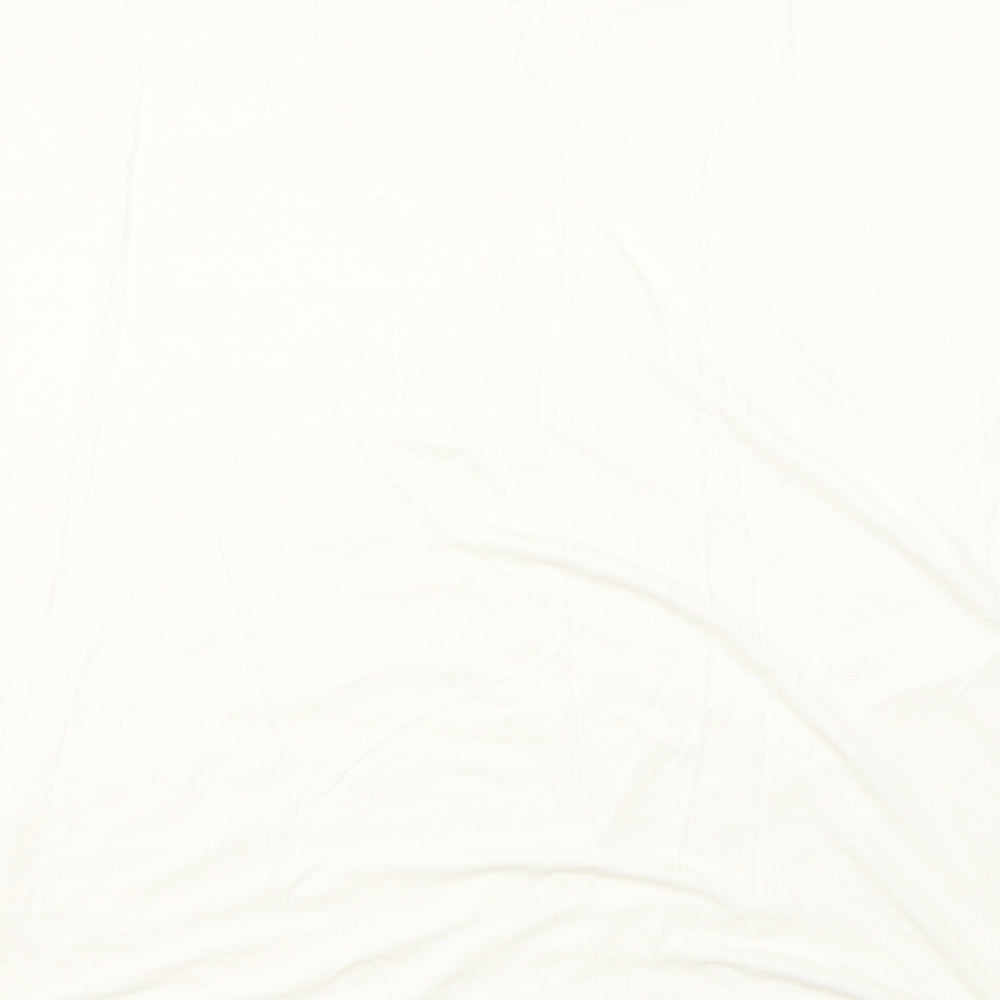 Per Una Womens Beige Striped Basic T-Shirt Size 16