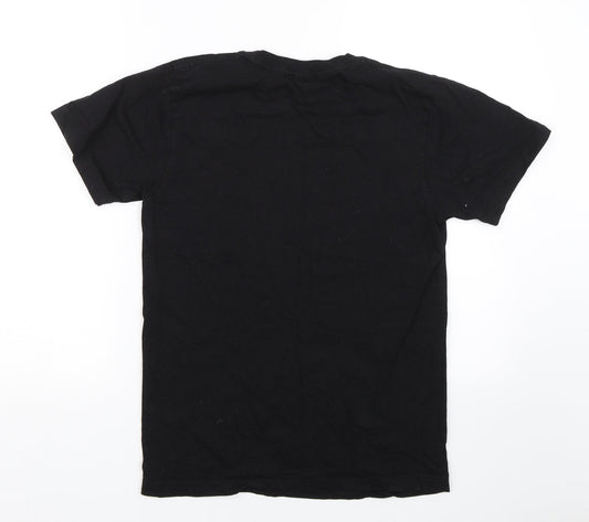 Womens UK Size S PRETTYLITTLETHING Black Basic T-Shirt