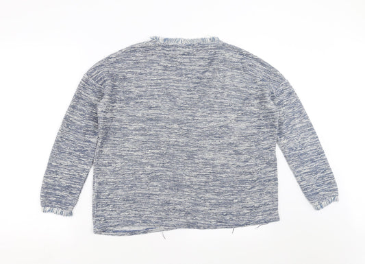 Womens UK Size 10 River Island Blue Pullover Jumper