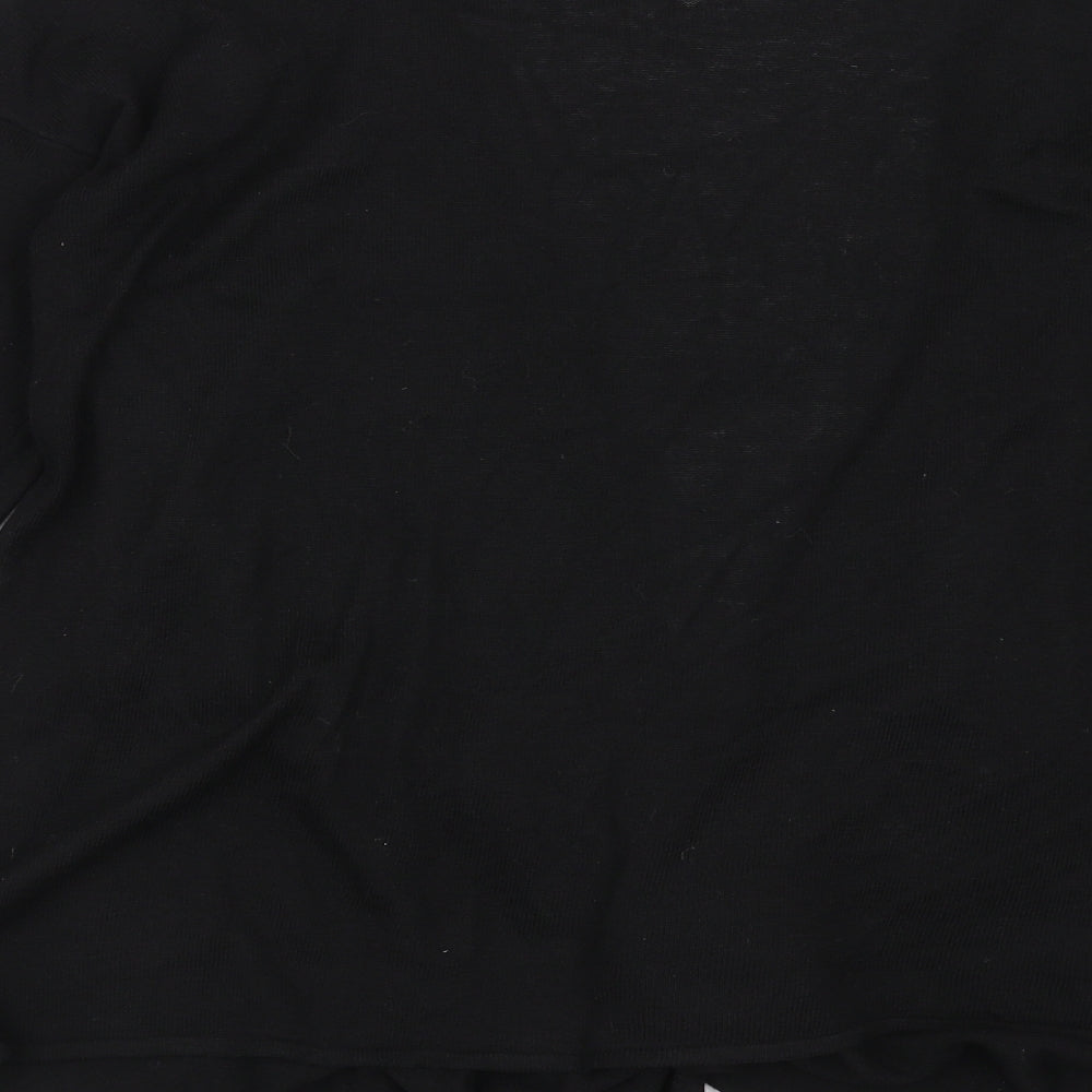 Womens UK Size M H&M Black Cardigan Jumper