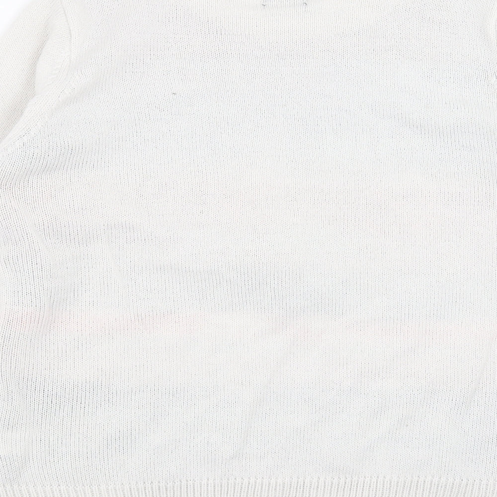 Womens UK Size 12 BEYOU Ivory Pullover Jumper