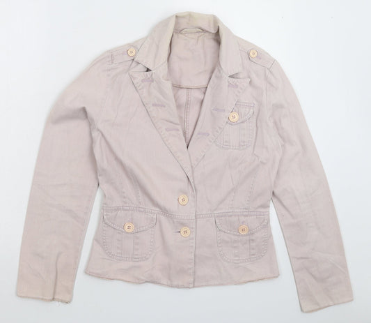 Womens UK Size 10 Bay Grey Jacket