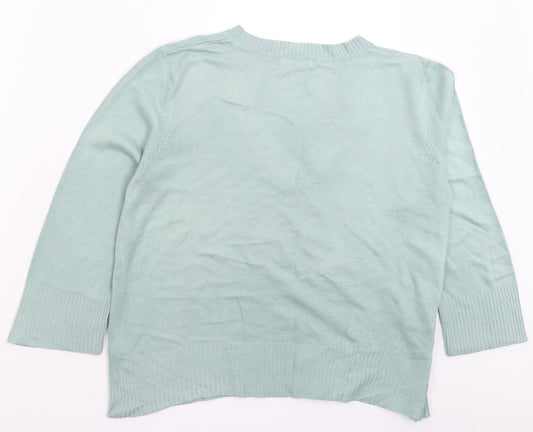 George Womens Grey Knit Pullover Jumper Size 18