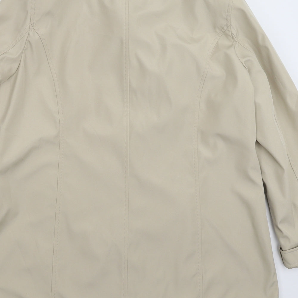 Lakeland Womens Grey Pea Coat Coat Size 14