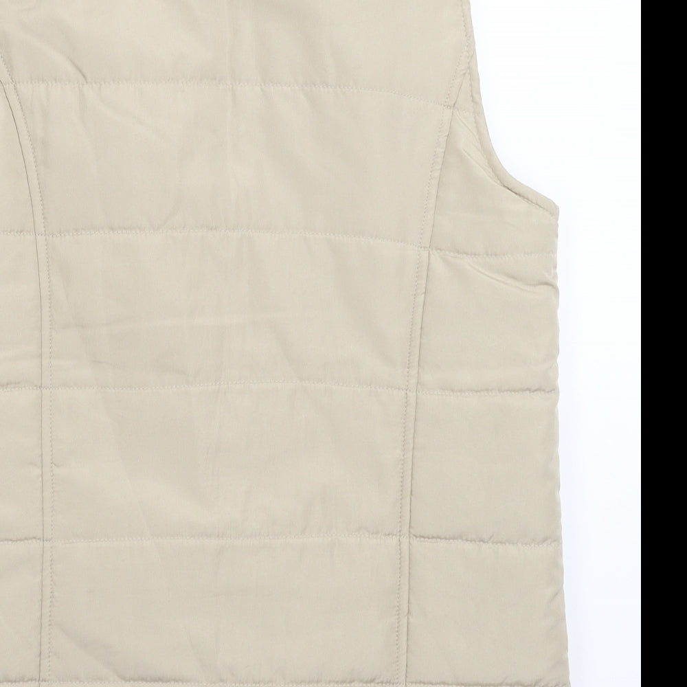 DASH Womens Grey Gilet Jacket Size 10