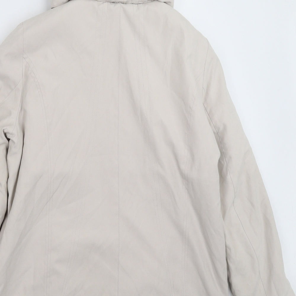 Womens UK Size M BM Grey Pea Coat