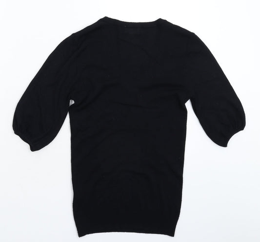 Womens UK Size 8 Papaya Black Pullover Jumper
