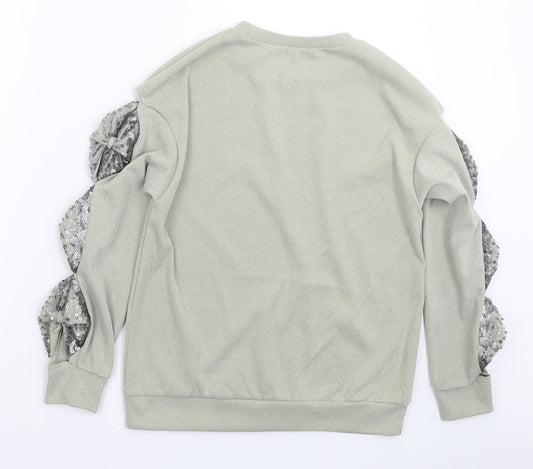 Womens UK Size S Sheilay Grey Pullover Jumper