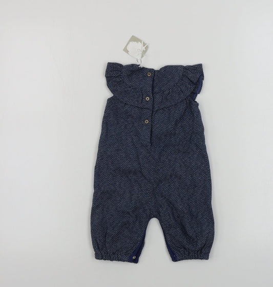 TU Boys Blue Babygrow One-Piece Size 0-3 Months