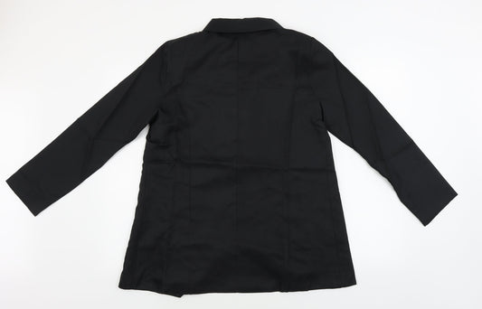 Womens UK Size L Preworn Regular Black Blazer