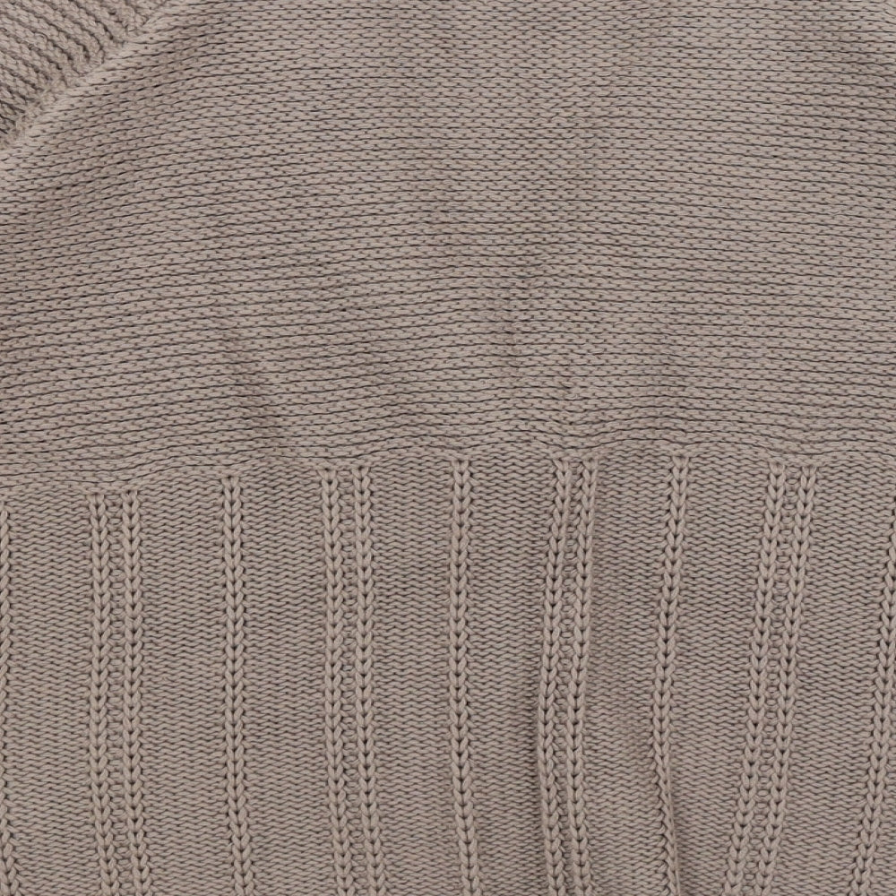 Womens UK Size 14 M&S Brown Cardigan Jumper