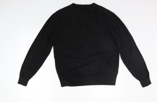 stretch & honor Womens Black Pullover Jumper Size L