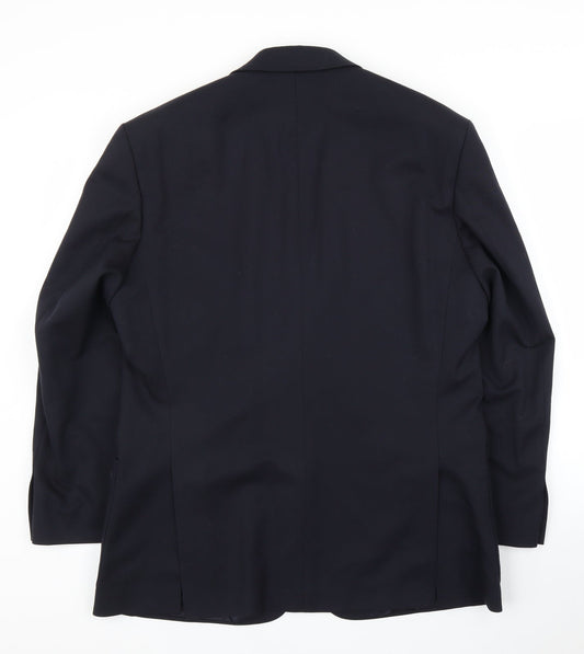 Mens UK Size 40 M&S Regular Blue Suit Jacket