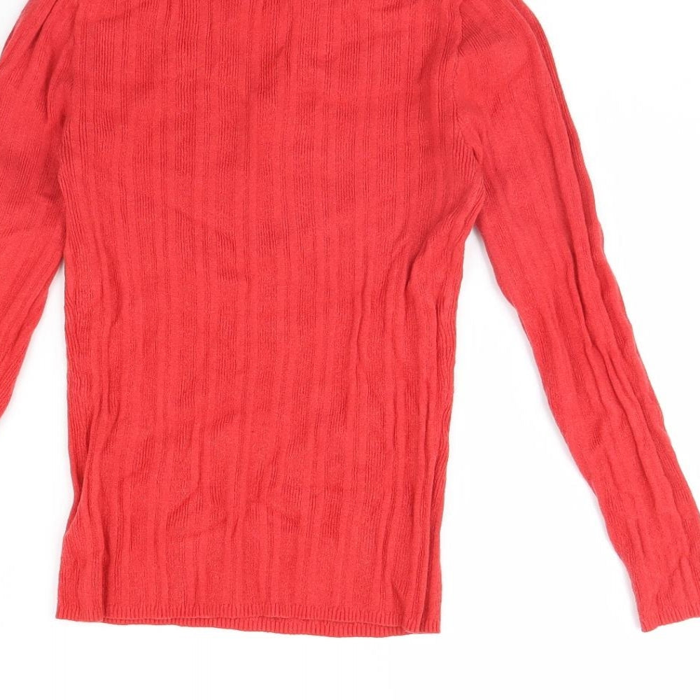 Primark Womens Red Pullover Jumper Size 12