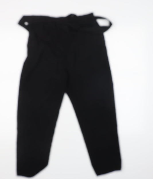 F&F Womens Black Trousers Size 8 L28 in