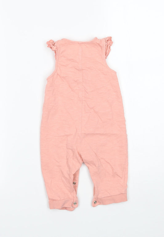 TU Girls Pink Babygrow One-Piece Size 3-6 Months
