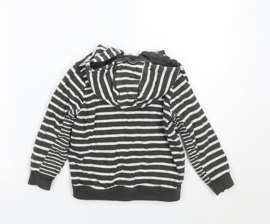 TU Girls Green Striped Jacket Size 2-3 Years