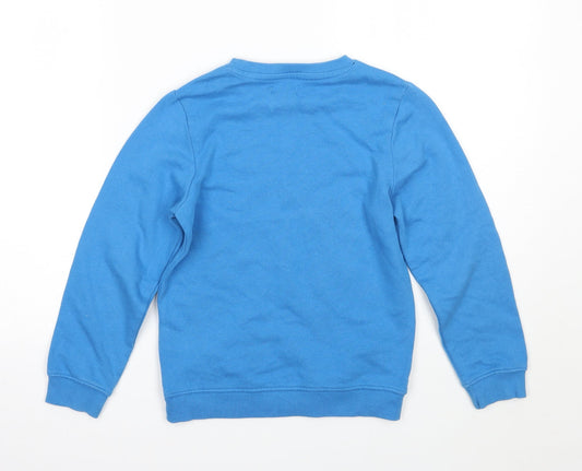 Vertbaudet Girls Blue Pullover Jumper Size 8 Years