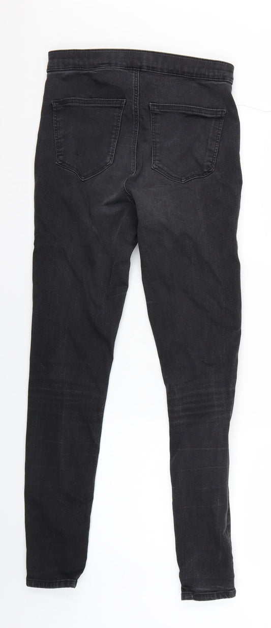 Womens UK Size 28 in Topshop Regular Fit Skinny Black Jeans