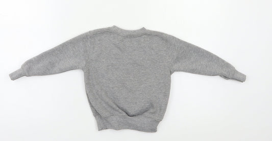 Preworn Baby Grey Basic Blouse Size 3-6 Months