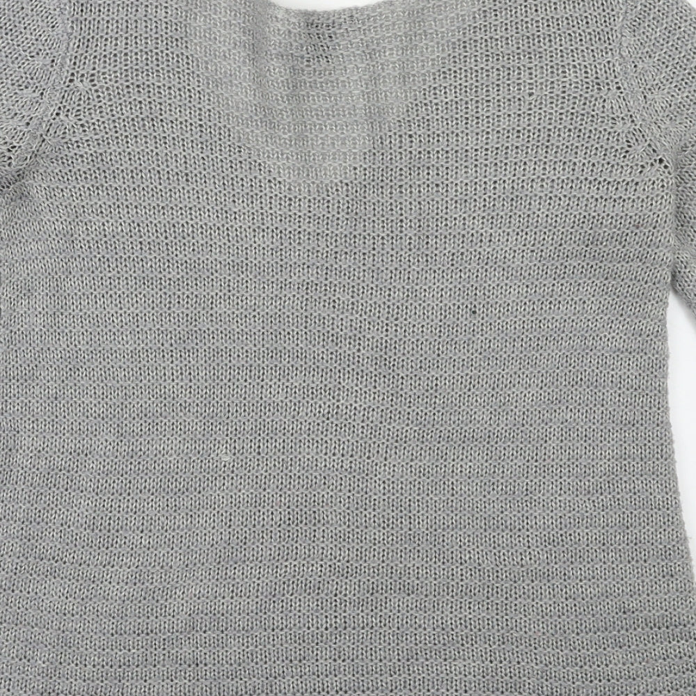 Womens UK Size S H&M Grey Pullover Jumper