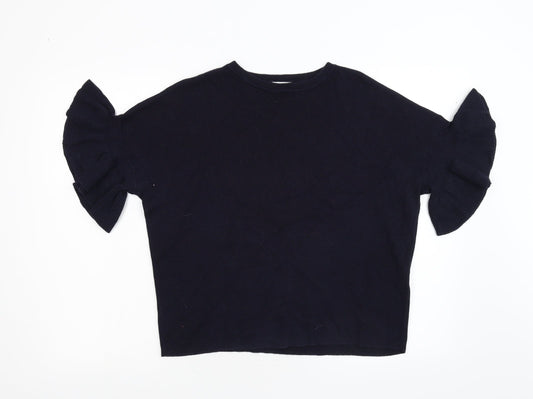 Womens UK Size 14 Warehouse Blue Pullover Jumper