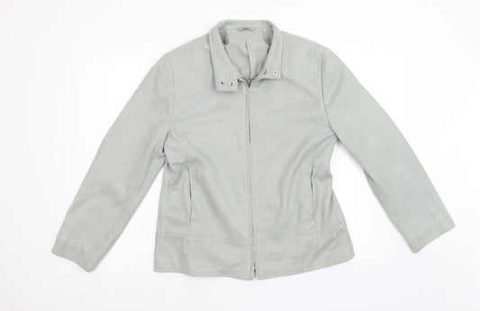 Womens UK Size 12 M&S Green Jacket