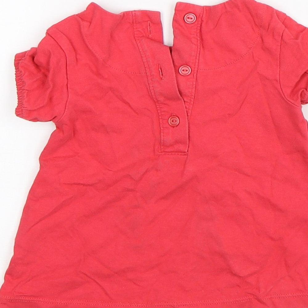 Brand and care label for Marks & Spencer Baby Red Shift, size 3-6, Months