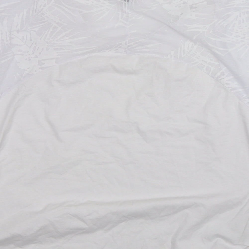 Papaya Womens White Basic Blouse Size M