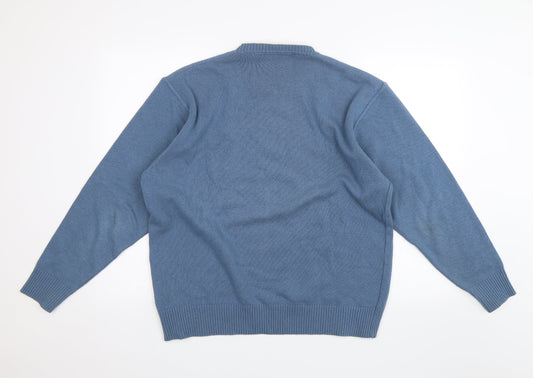 Greenwoods Mens Blue Pullover Jumper Size M