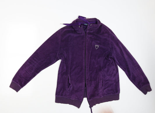 Womens UK Size L ESMARA Purple Jacket