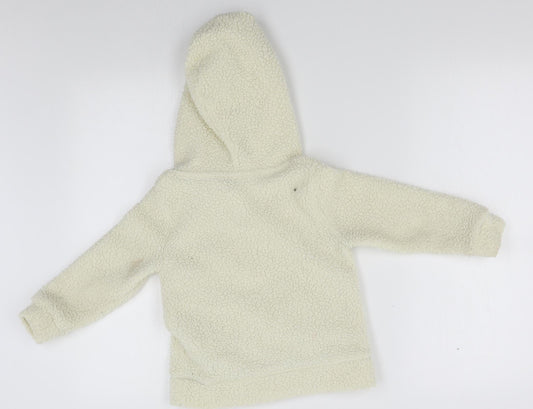 Gap Girls White Pullover Hoodie Size 5 Years