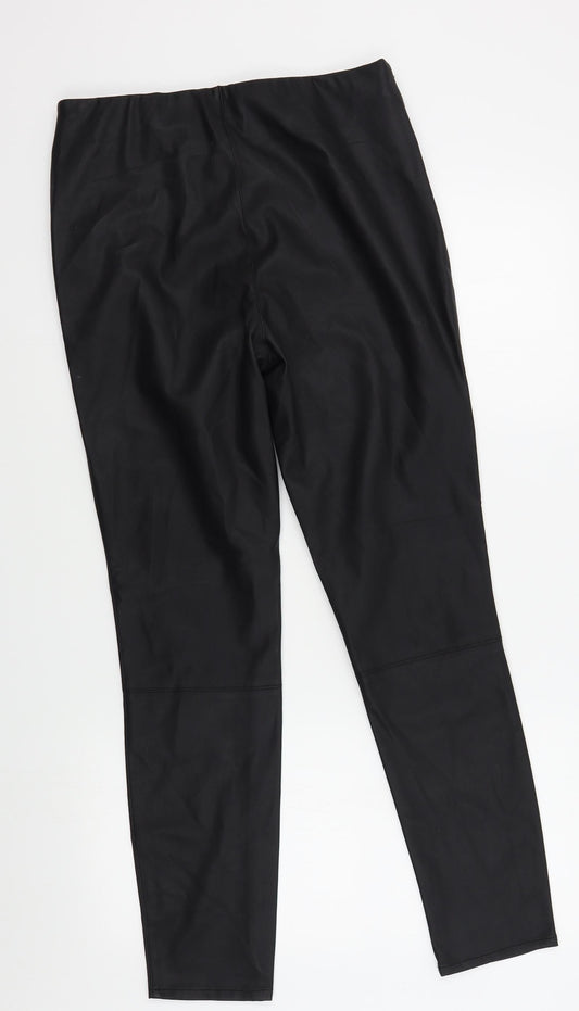 New Look Womens Black Trousers Size 14 L28 in