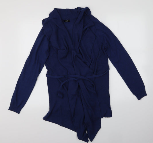 Womens UK Size 10 Florence & Fred Blue Wrap Jumper