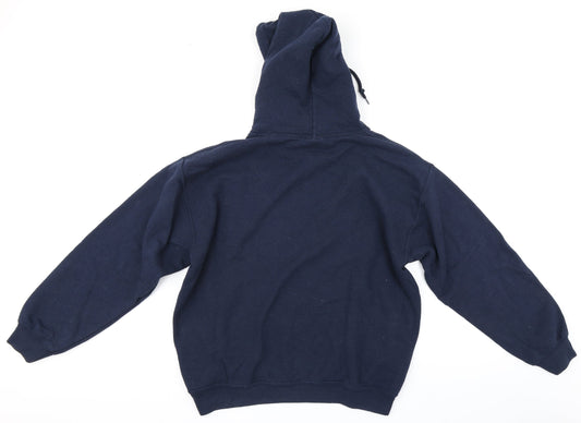 Gildan Boys Blue Pullover Hoodie Size M