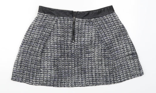 FOREVER 21 Womens Blue Skater Skirt Size L