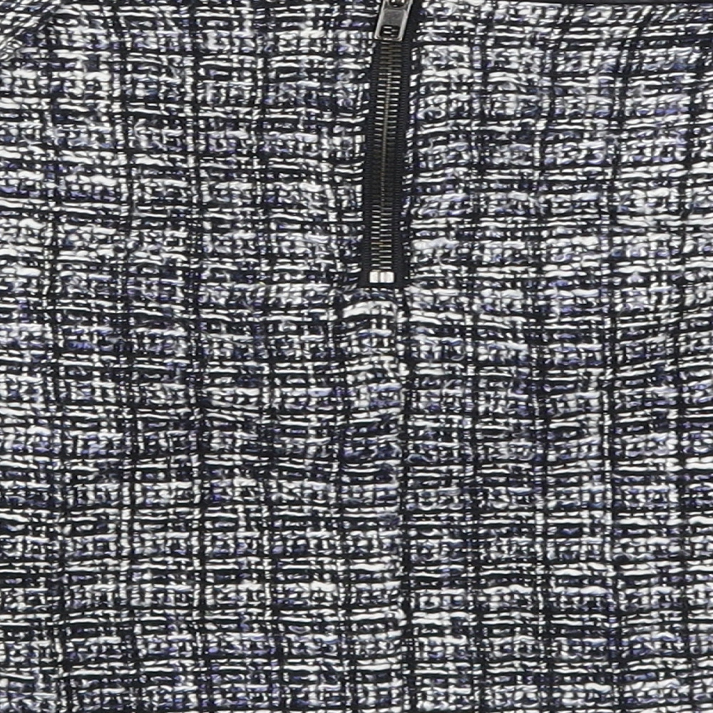 FOREVER 21 Womens Blue Skater Skirt Size L