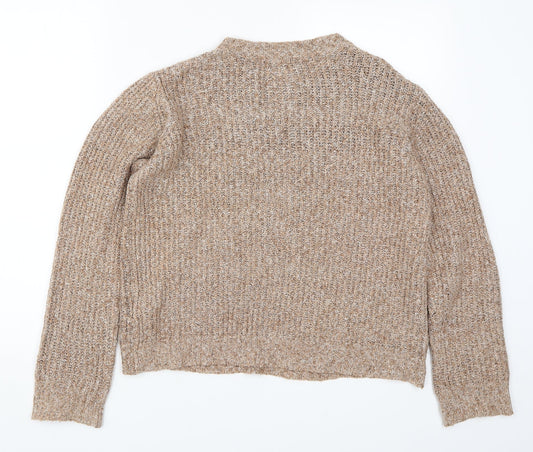 Primark Womens Brown Knit Pullover Jumper Size 6
