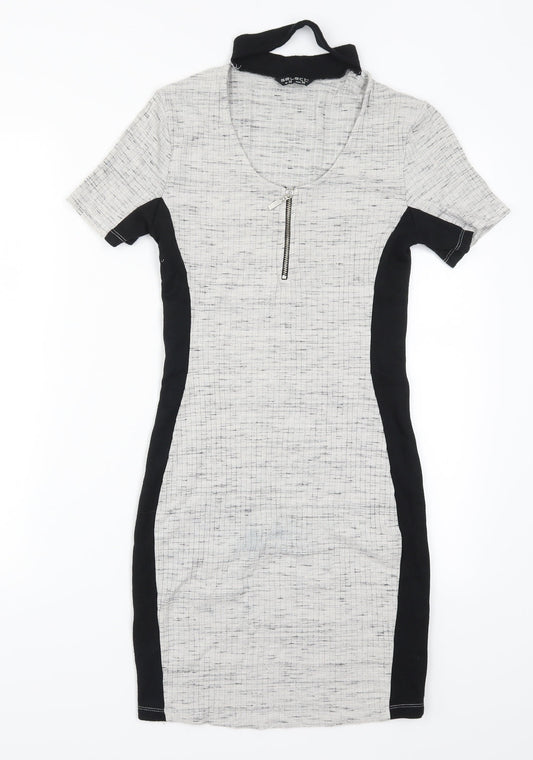 Select Womens Grey Bodycon Size 10