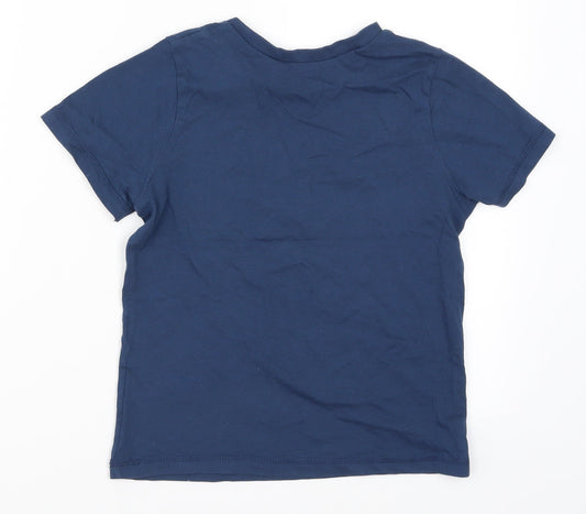 George Boys Blue Basic T-Shirt Size 7-8 Years - Surf Vibes