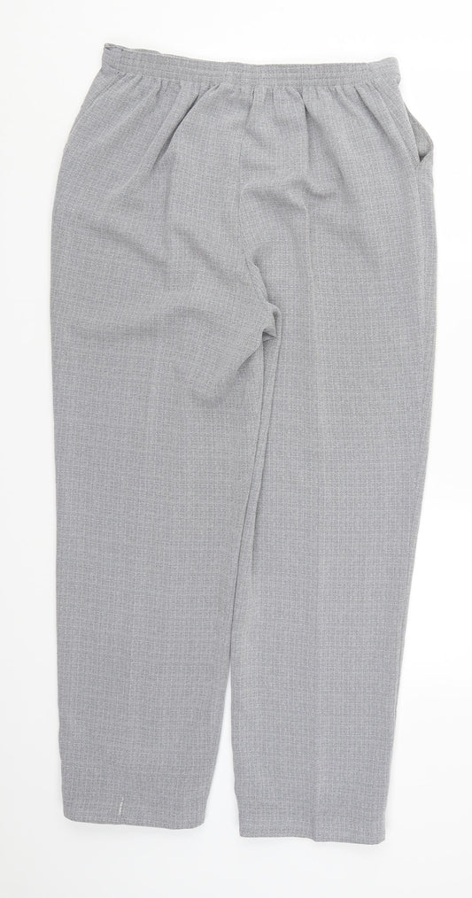 Womens UK Size 14 Ellie Louise Regular Fit Grey Trousers