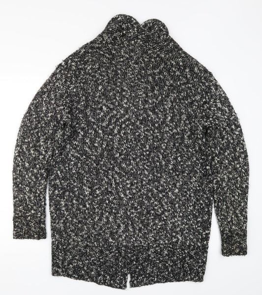 FOREVER 21 Womens Black Knit Cardigan Jumper Size M