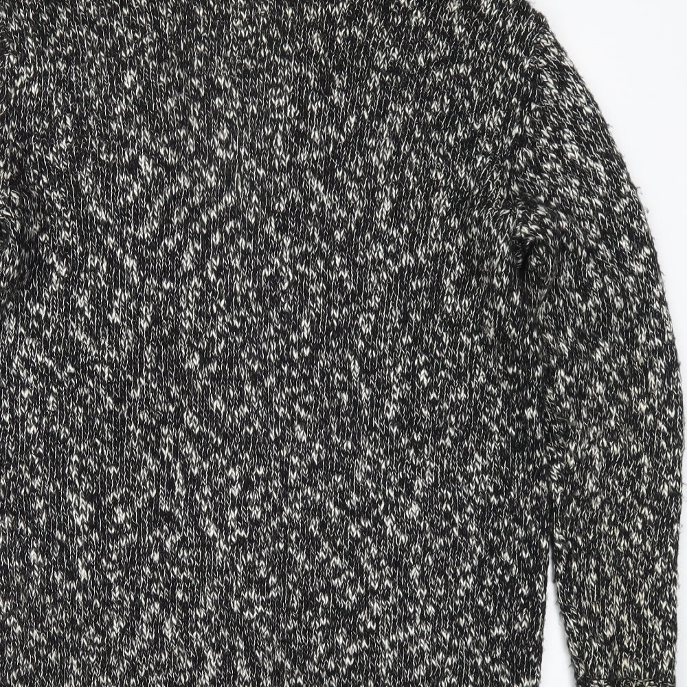 FOREVER 21 Womens Black Knit Cardigan Jumper Size M