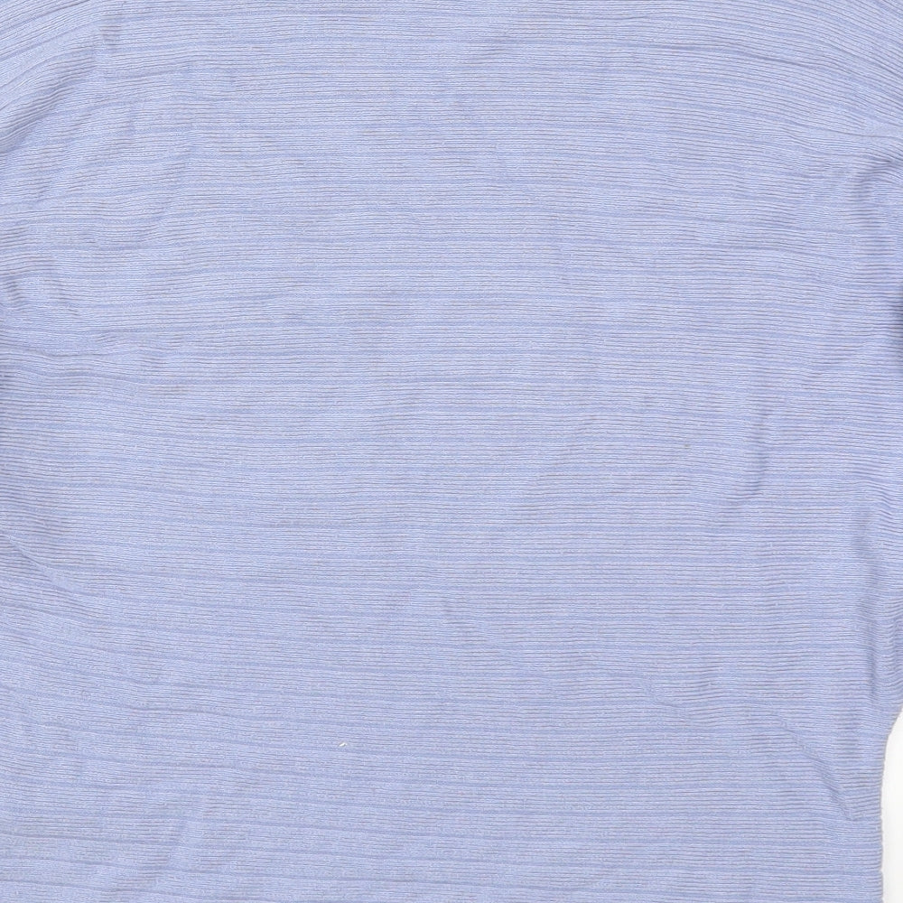F&F Womens Blue Pullover Jumper Size 8