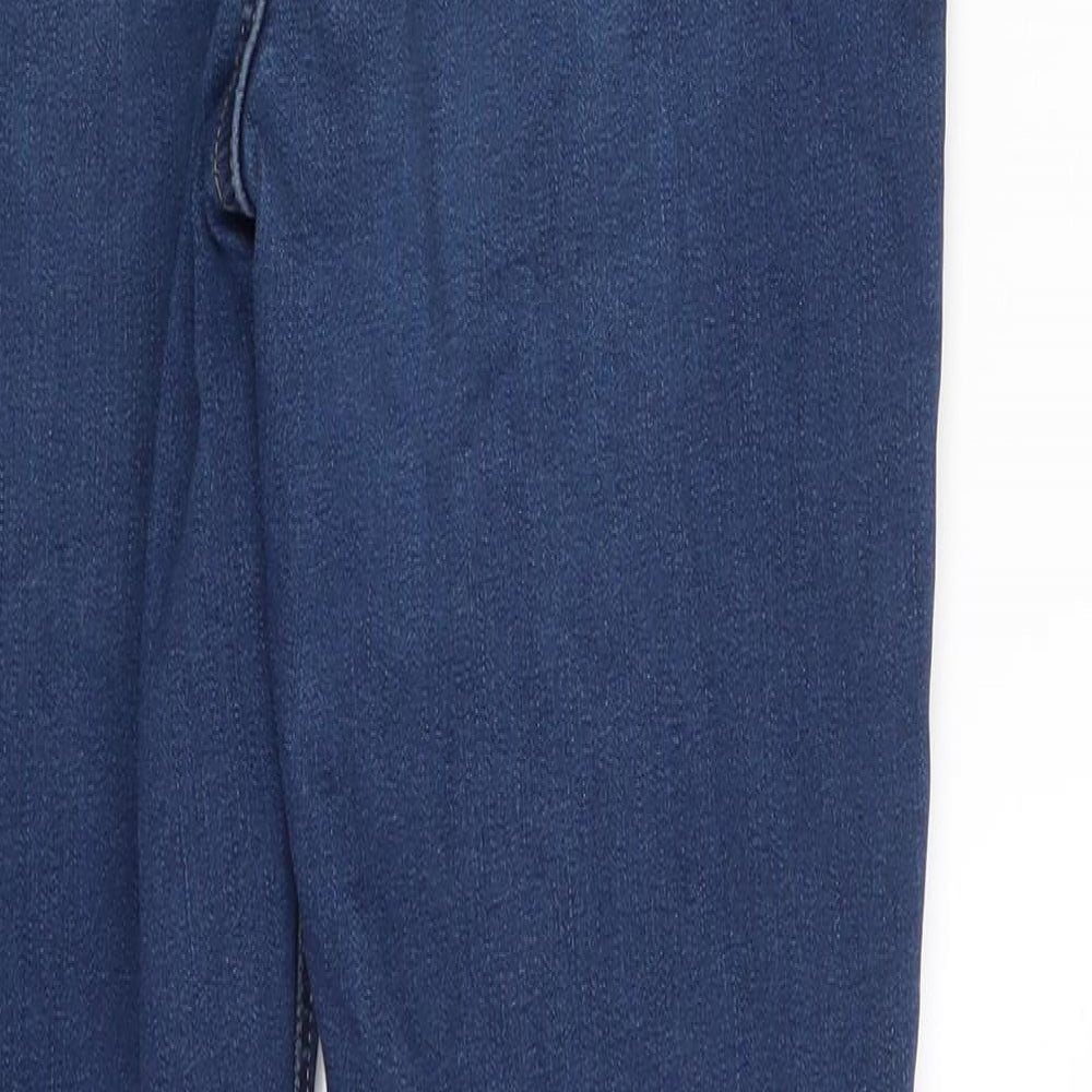 M&S Womens Blue Denim Skinny Jeans Size 10 L27 in