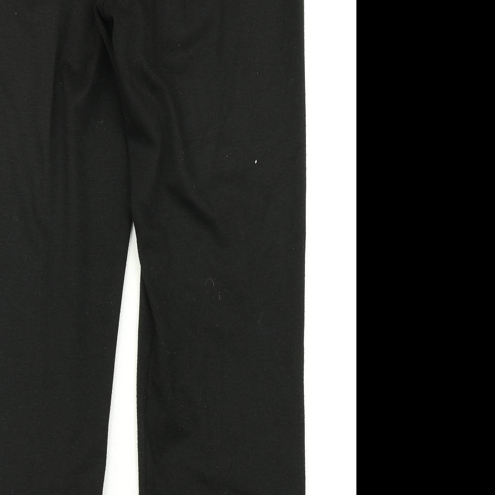 Womens UK Size 14 Marks & Spencer Regular Fit Dress Pants Black Trousers